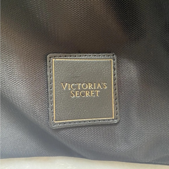 SOLD 🎉HP🎉 Victoria’s Secret Tote Bag Noir Black Shoulder Bag Tulle Satin NWT - Picture 5 of 8